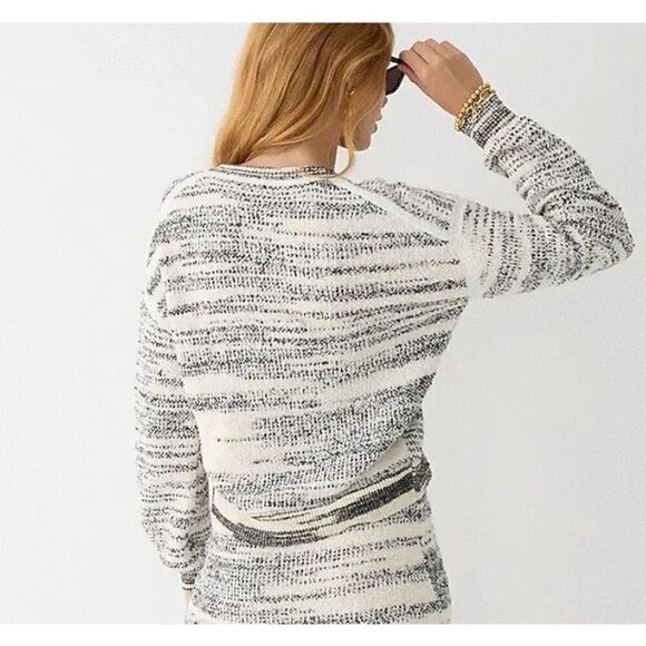 J. Crew Space-dyed textured cardigan sweater - Picture 3 of 15